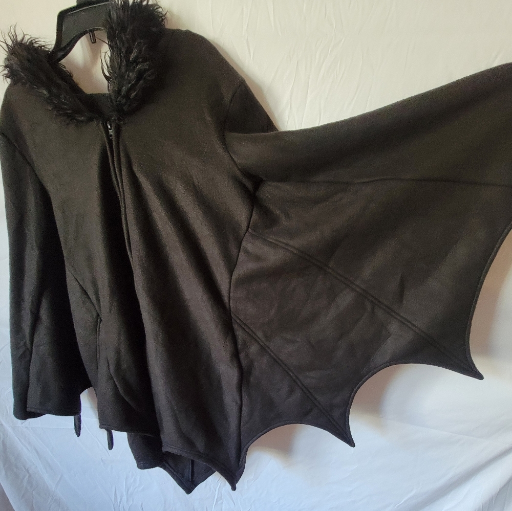 Halloween bat ears hooded coat